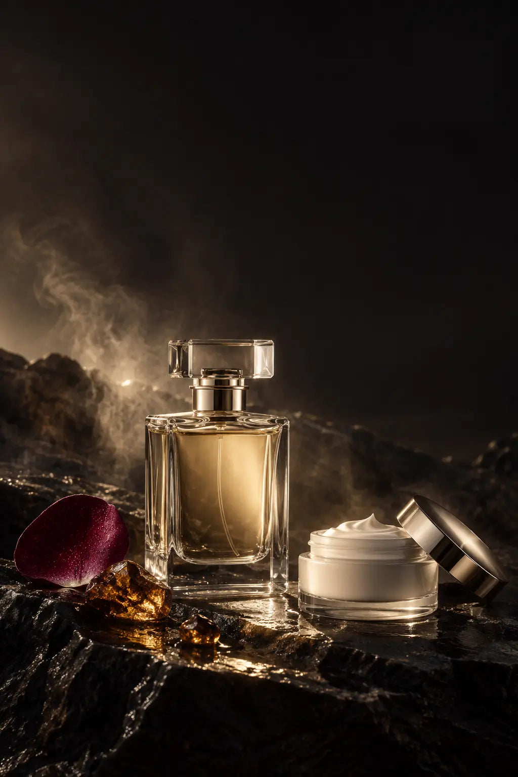 Luxury fragrance and beauty still life